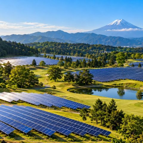Japan’s Golf Courses Are Becoming Solar Power Hubs as Land for Renewables Runs Short