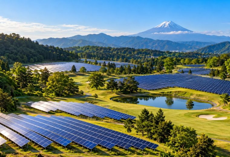 Japan’s Golf Courses Are Becoming Solar Power Hubs as Land for Renewables Runs Short