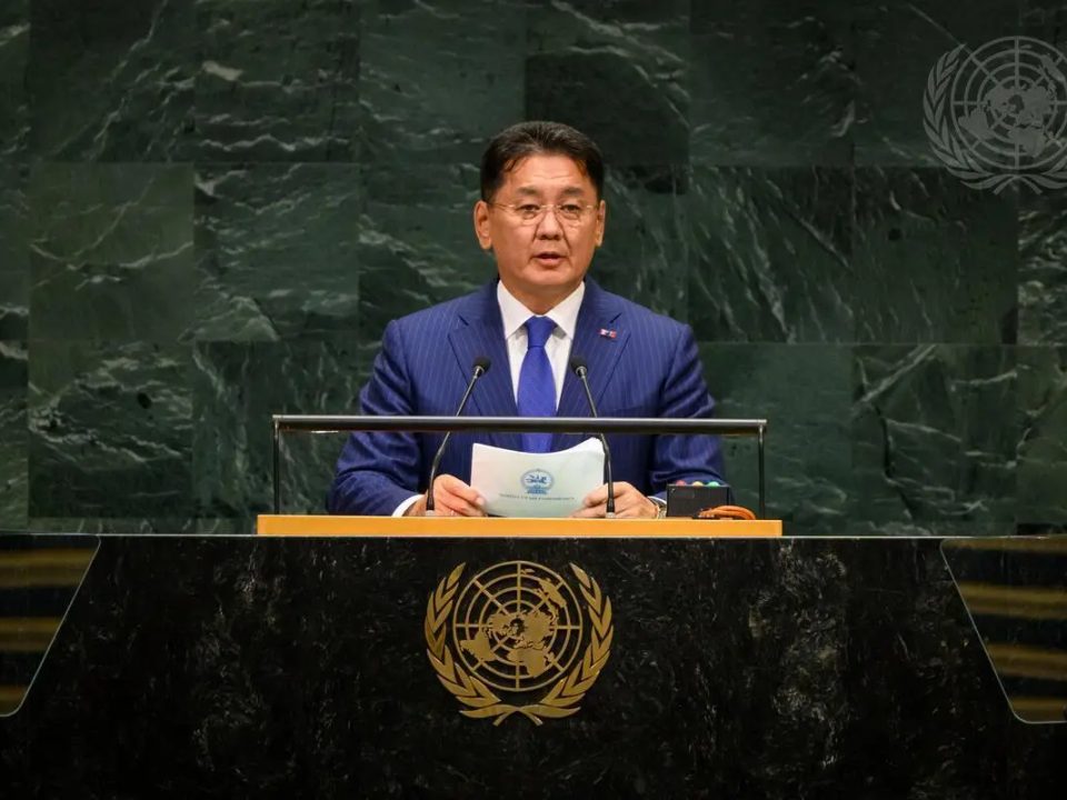 Mongolia Calls for Stronger Global Cooperation on Climate Action at UNGA