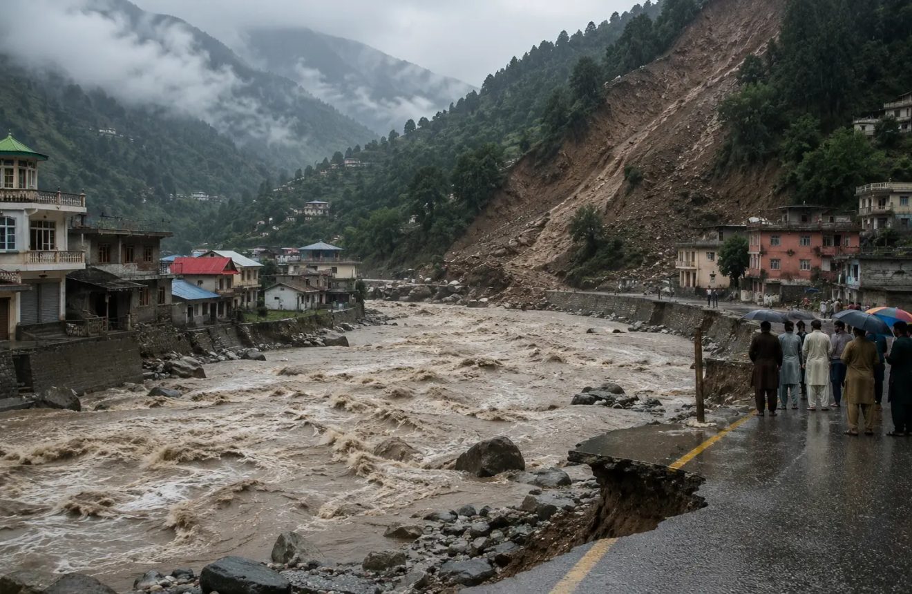 Pakistan’s First Monsoon Spell Brings Flood and Landslide Risks