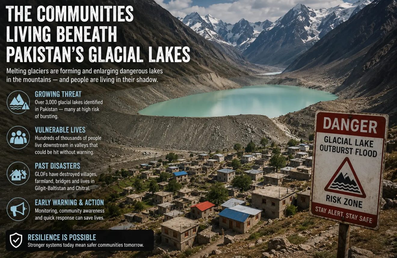The Communities Living Beneath Pakistan's Glacial Lakes
