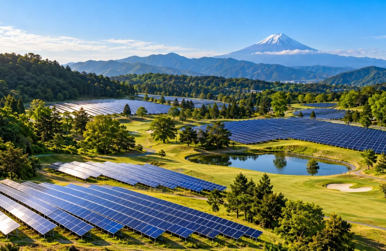Japan’s Golf Courses Are Becoming Solar Power Hubs as Land for Renewables Runs Short