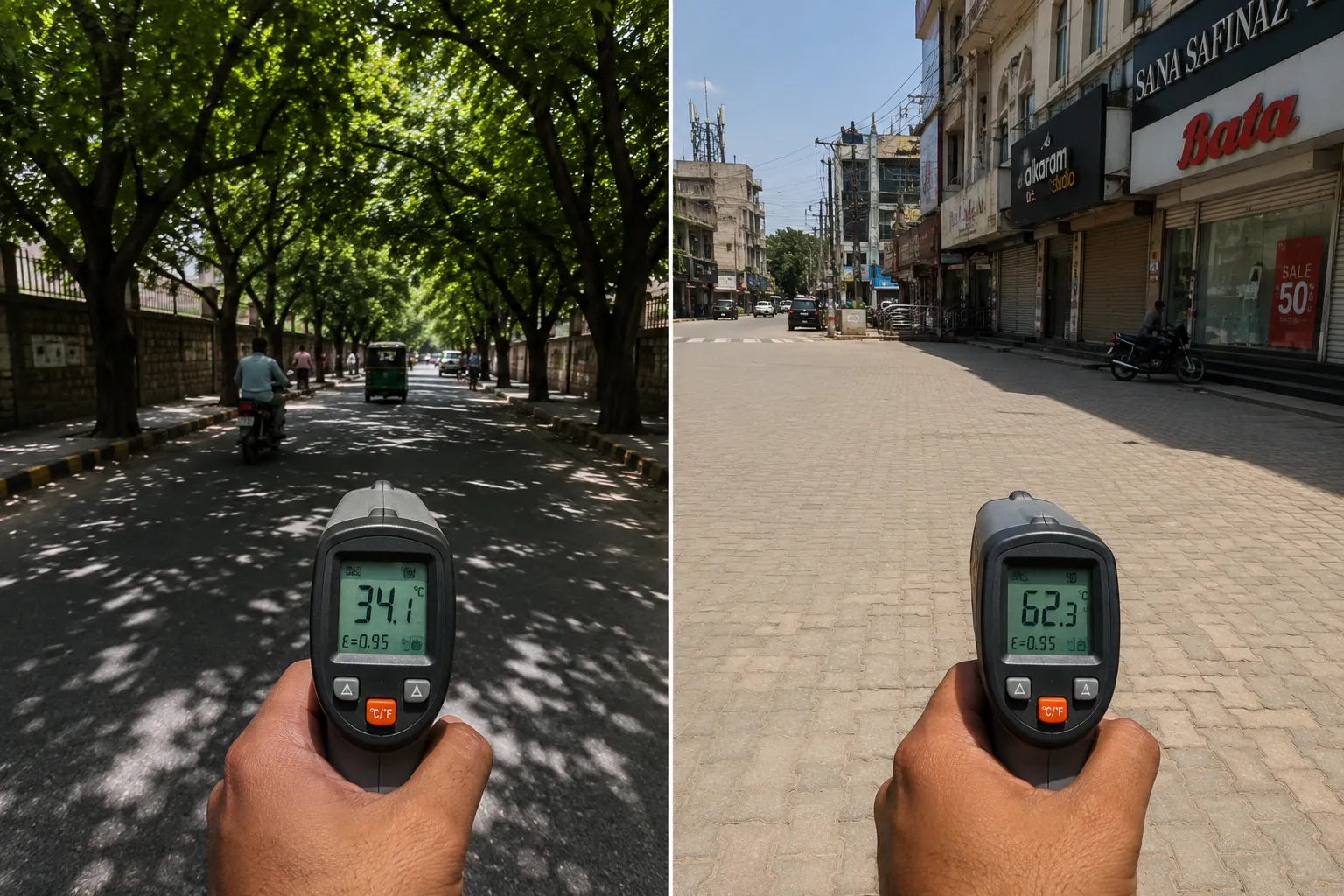 Temperature comparison